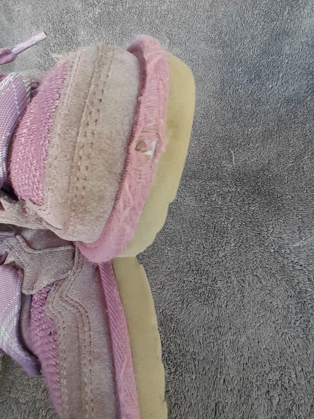 UGG Kids Pink Cozy Lace-Up Sneakers
